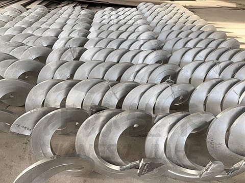 錳鋼連續(xù)無(wú)軸螺旋葉片